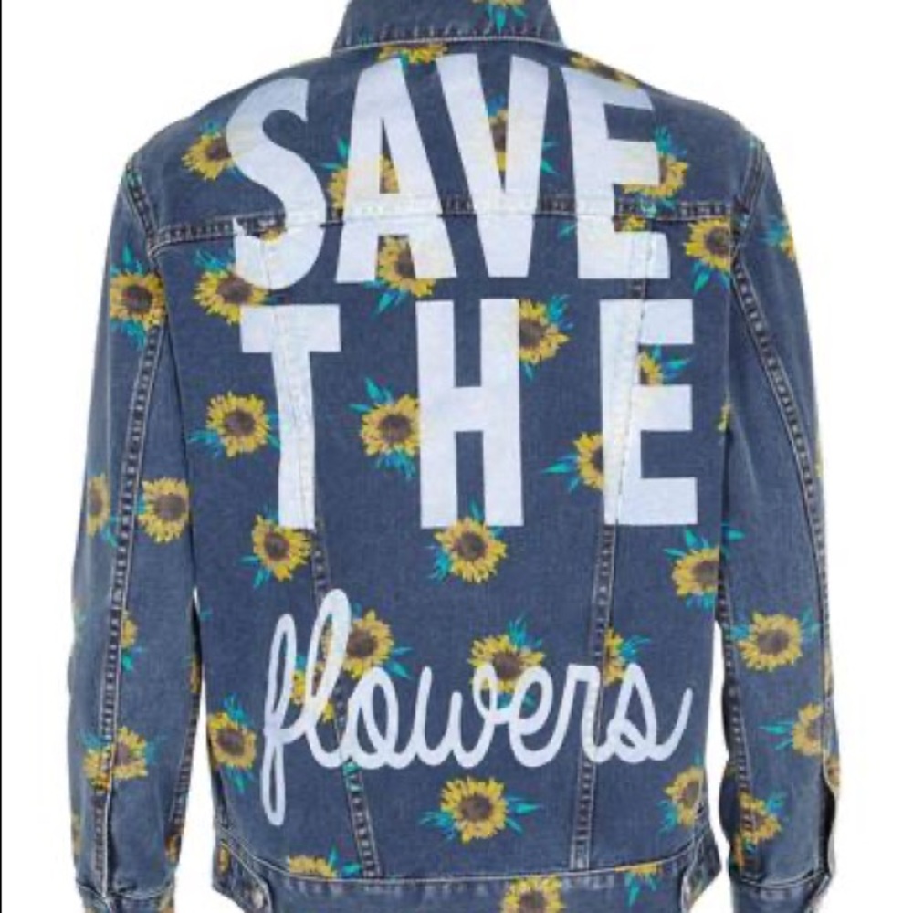 Sunflower Printed Denim Jacket - image 3